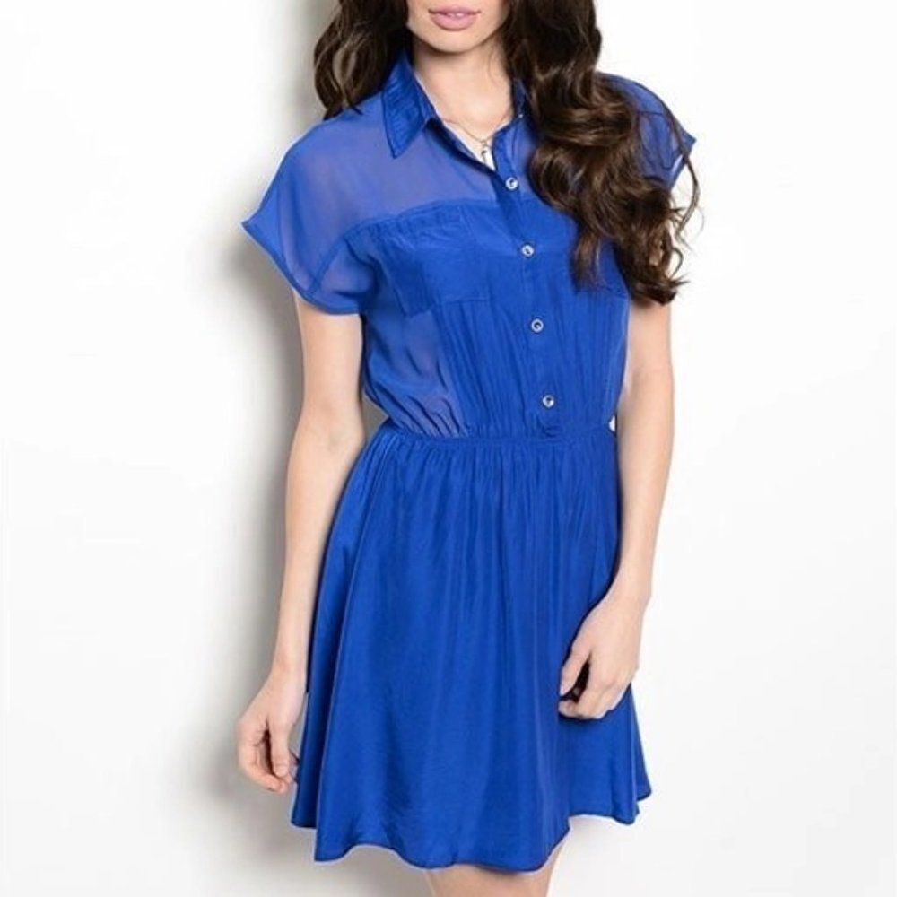 🖤  Entro Navy Blue Dress
